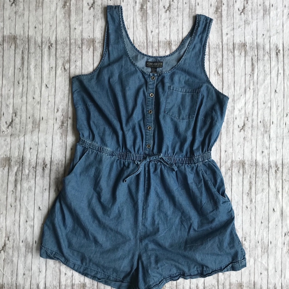Blue Jean Romper